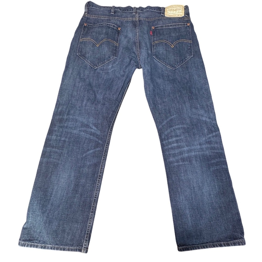 Levi's 514 Straight Fit Jeans Mens 40x31 Stretch Denim Blue Medium Wash